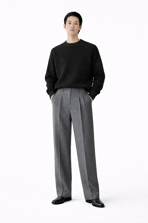 ATELIER GRAY TROUSERS